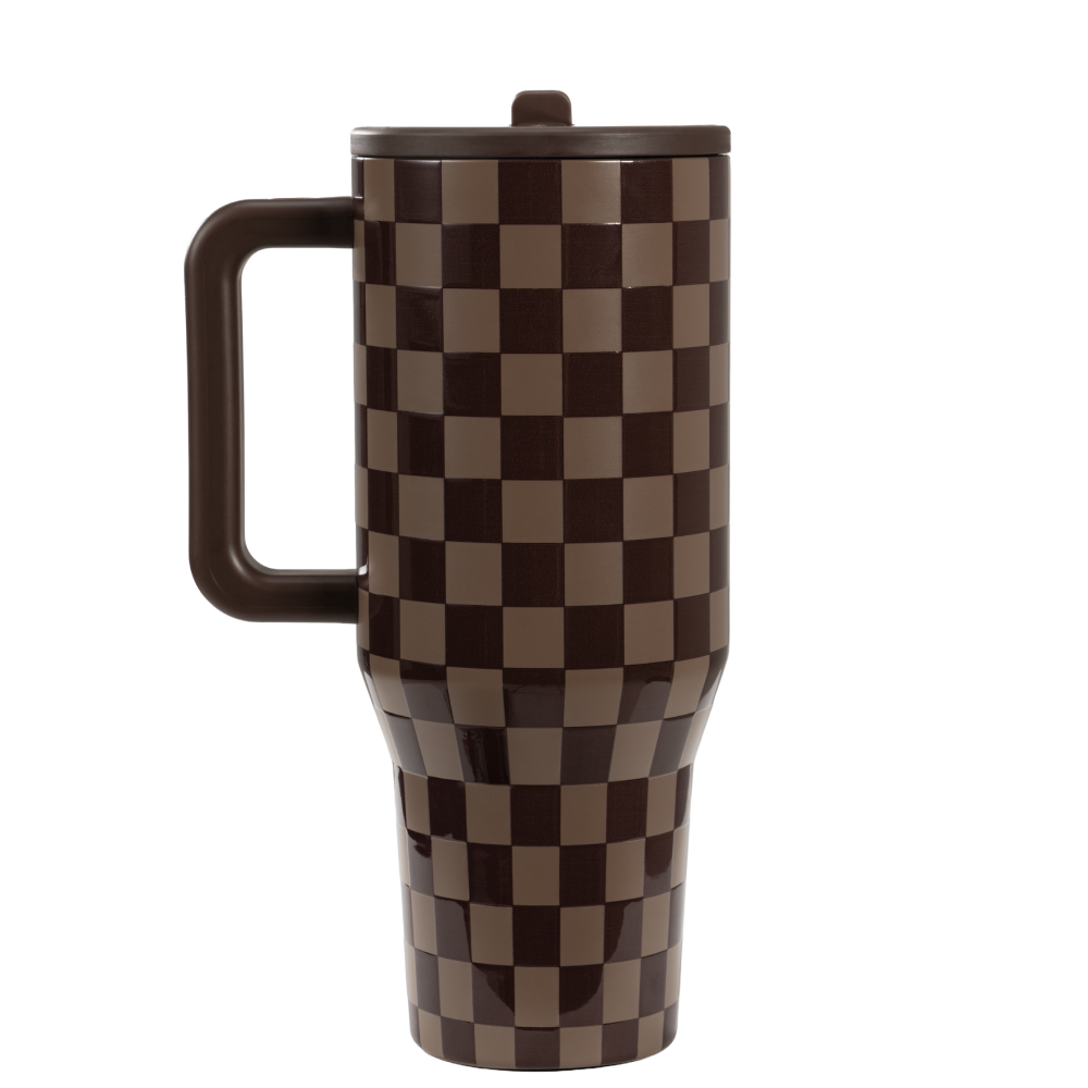 Autumn Checkers - Traveler (32oz) (2)