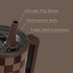 Autumn Checkers - Traveler (32oz) (2)